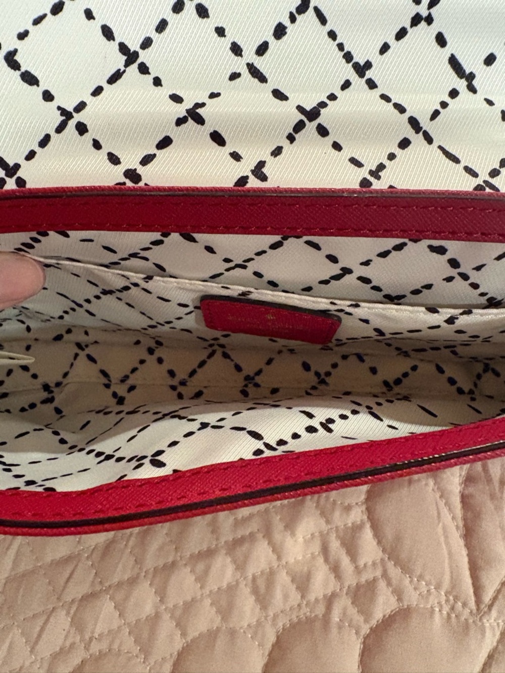 Kate Spade New York Newbury Lane Keira Clutch Red - Picture 10 of 15